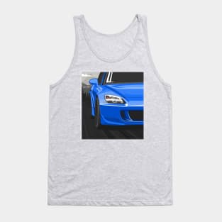 Honda S2000 AP2 Rolling - Apex Blue Tank Top